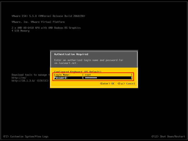 vmware esxi 5.5