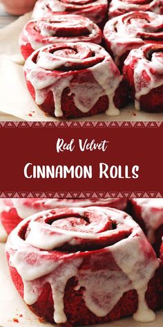 RED VELVET CAKE MIX CINNAMON ROLLS