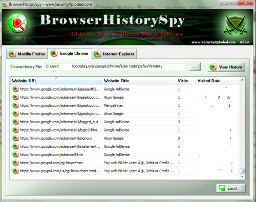 Cara melihat History Dari semua Web Browser  Cara Buat