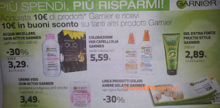 Logo Con Garnier acquista 10 € e ricevi 10 € in buoni sconto