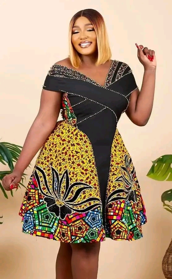 Latest Ankara short gown styles 2022