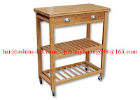 Bamboo Kitchen Cart2