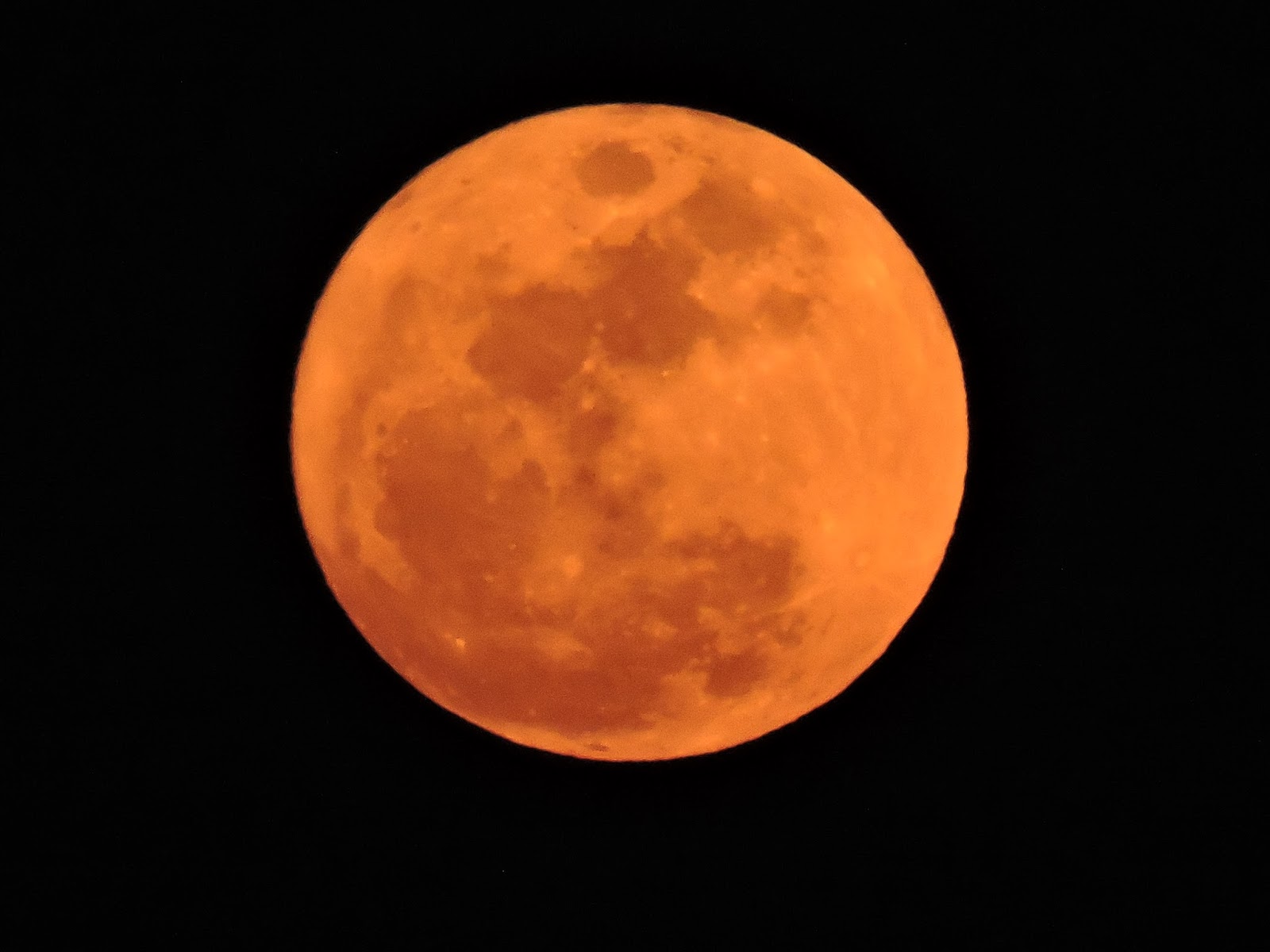 Musings Orange moon  