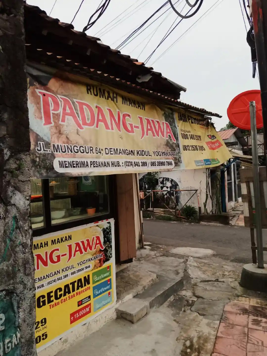 Warung makan Padang Jawa di Demangan Yogya — Blogombal.com 