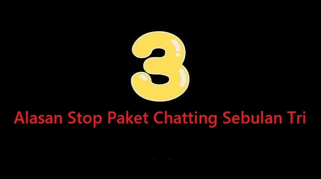 Cara Berhenti Paket Chat Tri