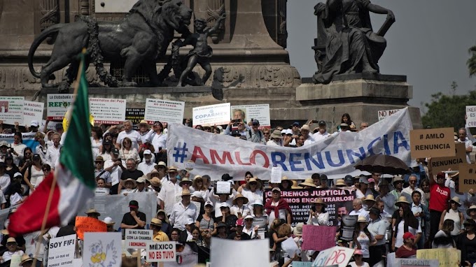 No hay protestas en México, y las poquitas qué hay, son ignoradas