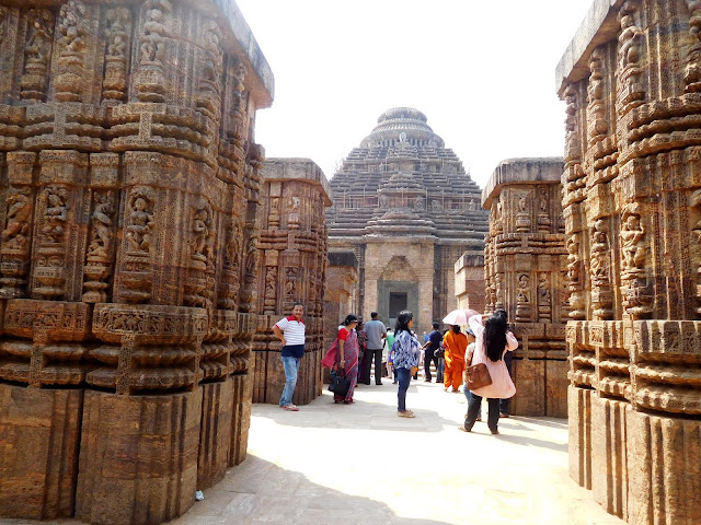 The dancing hall (nat mandir) at the Konark Sun Temple, Orissa