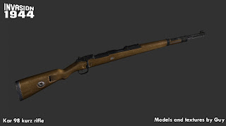 第二次世界大戦mod invasion1944 のドイツ軍ライフル ka 98 の新しいモデル