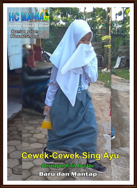 Gambar Siswa-Siswi SMA Negeri 1 Ngrambe Cover Putih Abu-Abu - Buku Album Gambar Soloan Edisi 8