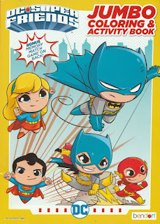 Front Cover of DC Super Friends Jumbo and Coloring Book