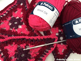 Patons crochet along 2015 - DK Afghan crochet blanket