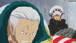 ワンピースアニメ パンクハザード編 599話 ロー スモーカーたしぎ | ONE PIECE Episode 599