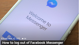 How to logout of Messenger