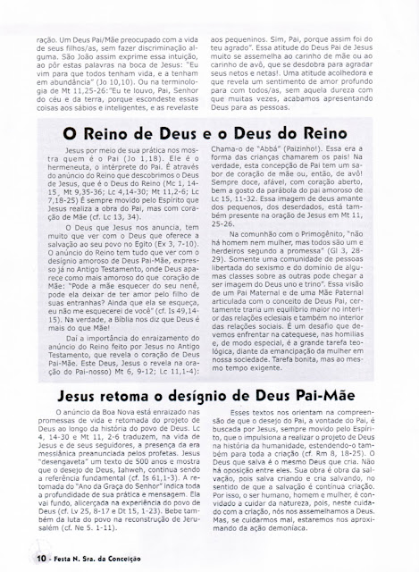 PROGRAMA DA FESTA DE NOSSA SENHORA DA CONCEIÇÃO - 1999