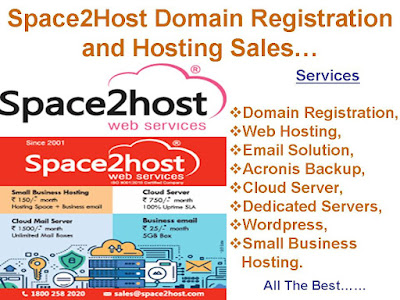 Space2Host Domain Registration and Hosting Sales