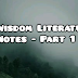 Wisdom Literature Notes Part 1 and 2 | Examination Notes Serampore University 