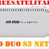 ATUALIZAÇÃO FREESATELITALHD NET S3 DUO HD V538 - 29.05.2014