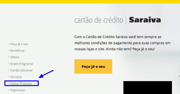 Como saber se o Cartão Saraiva foi aprovado?