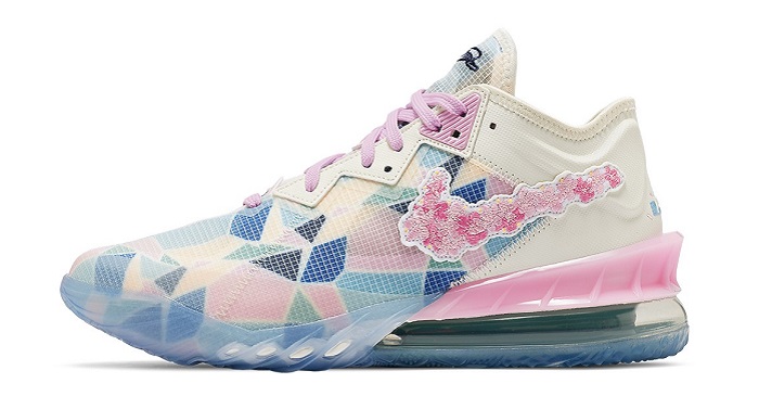 Atmos Nike LeBron 18 Low "Sakura" Cherry Blossom Edition