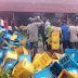 Residents Treat Themselves To Free Drinks As Beer Laden Truck Falls In Akwa Ibom (Photos)