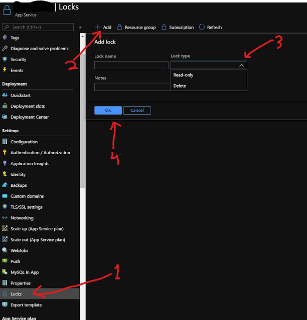 Lock resources to prevent unexpected changes