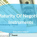 Maturity of Negotiable Instrument LLB Notes