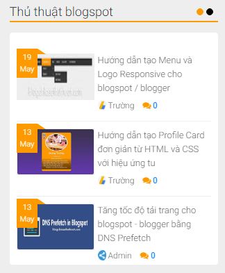 Hướng dẫn thêm Slider bài viết trượt dọc theo nhãn cho blogpsot/blogger