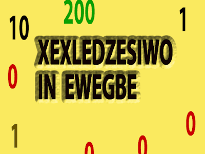 xexledzesiwo in Ewegbe - numbers in Ewe words