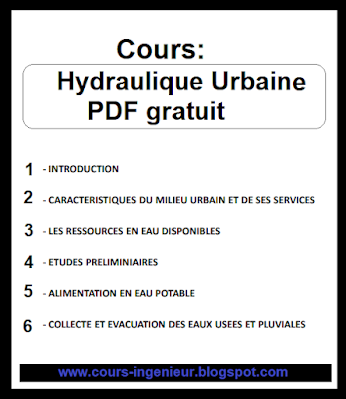 Découvrez notre cours "Hydraulique Urbaine" en format PDF gratuit. Plongez dans les aspects essentiels de la gestion hydraulique en milieu urbain, de l'alimentation en eau potable à la collecte des eaux usées. Téléchargez maintenant pour une compréhension approfondie des défis et des solutions dans le domaine. Commencez votre exploration dès aujourd'hui !