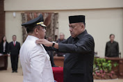 Gubernur Olly Lantik Abdullah Mokoginta Sebagai Pejabat Walikota Kotamobagu