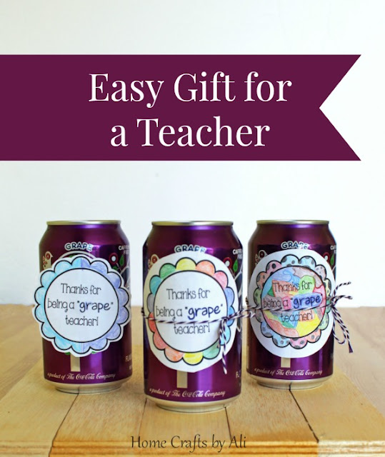 easy gift for teacher appreciation quick kids craft free printable