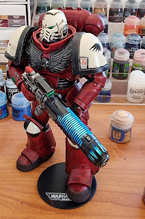 McFarland Toys Helblaster Space Marine in Blood Raven Paint Theme
