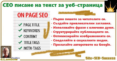 Писане на SEO текст