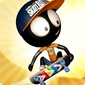 Download Stickman Skate Battle Mod APK v1.0.3 Full Original Version for Android Terbaru Mei 2017 Gratis