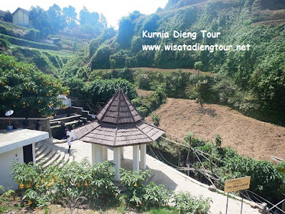 tuk bimo lukar dieng dari atas