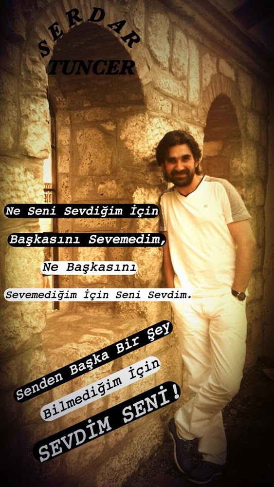 Ne seni sevdiğim için başkasını sevemedim, ne başkasını sevemediğim için seni sevdim.  Senden başka bir şey bilmediğim için sevdim seni!