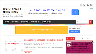 tutorial blogger pemula banget baru bisa posting