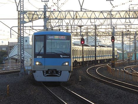 常磐線　千代田線直通　各駅停車　本厚木行き1　小田急4000形