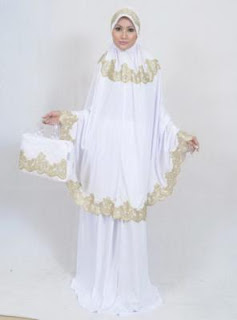Koleksi Mukena Fairuz Hijabmart: Mukena Amaly Brokat Susun