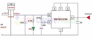 homemade fm transmitter circuit diagram