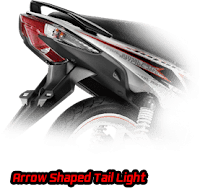 Yamaha Jupiter Z1 - Arrow Shaped Tail Light