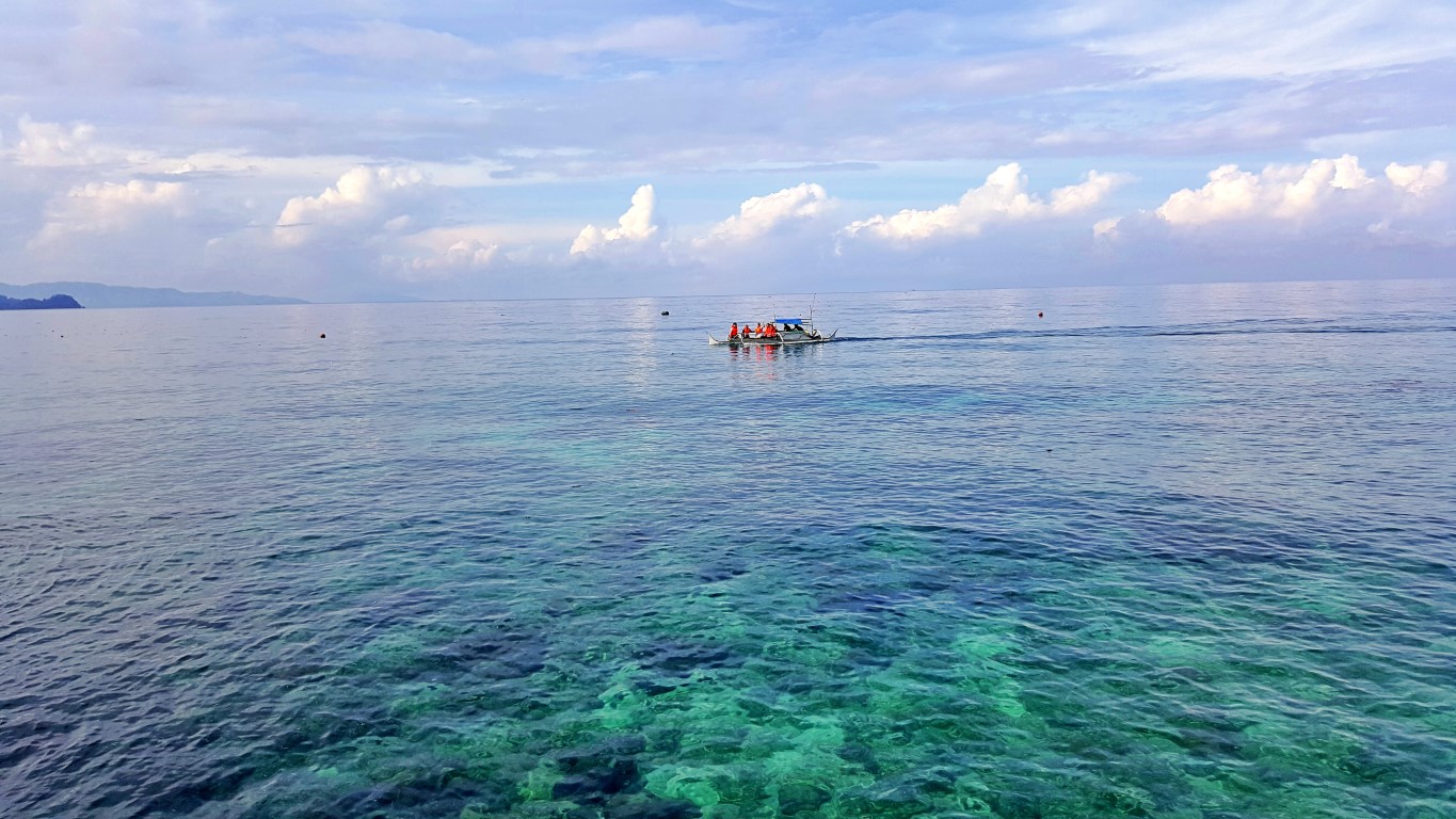 island hopping boat at Isla Jardin Del Mar Resort in Glan, Sarangani