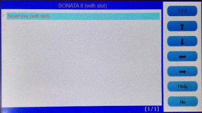  How to use SKP1000 to program key on Hyundai SONATA 8-5