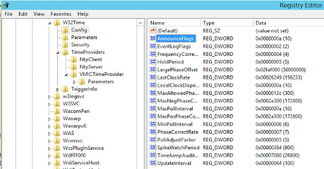 NTP Configuration in server 2012 2016