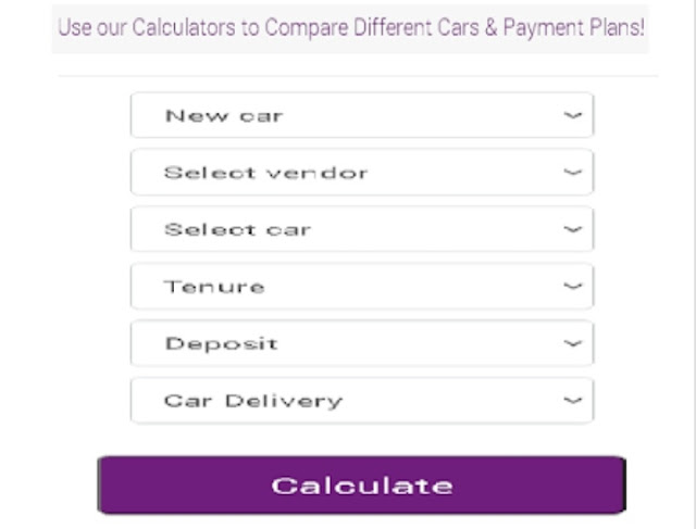 Car finance calculator