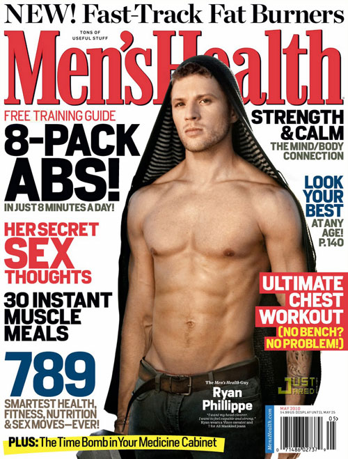  is featuring a newly bulked-up Ryan Phillippe on the cover.