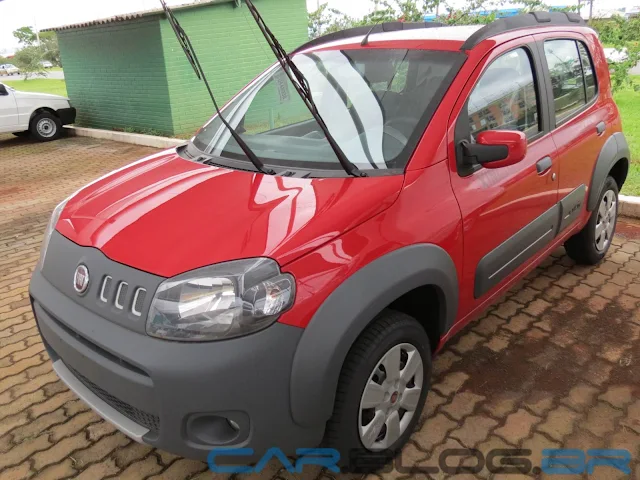 carro Uno Way Xingu 2012 Vermelho