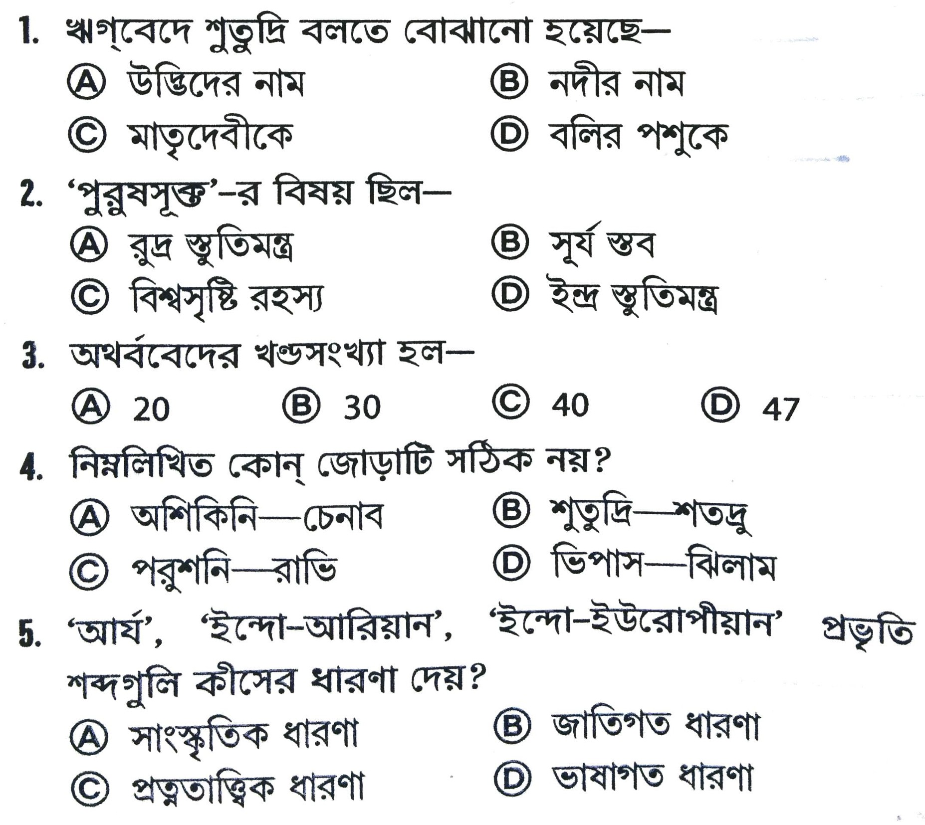 History Chapter Wise Practice Set - ভারতীয় সভ্যতার বিবর্তন। || WBCS Notebook