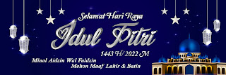 CONTOH SPANDUK HARI RAYA IDUL FITRI