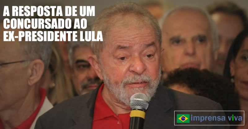 A carta de um concursado em resposta aos insultos do ex 